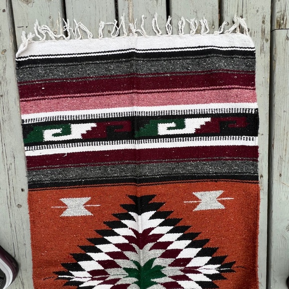 NWOT: Southwestern Inspired Woven Runner/Rug - Picture 3 of 7